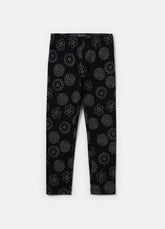 Ovs Printed Stretch Cotton Leggings